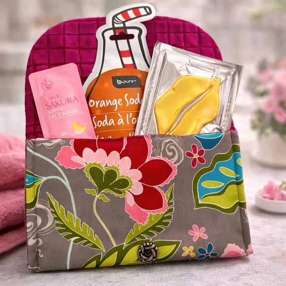 Benefit Other - Floral Makeup Bag, Makeup, Benefit Mascara, Facial Masks Home‎ Spa Experience